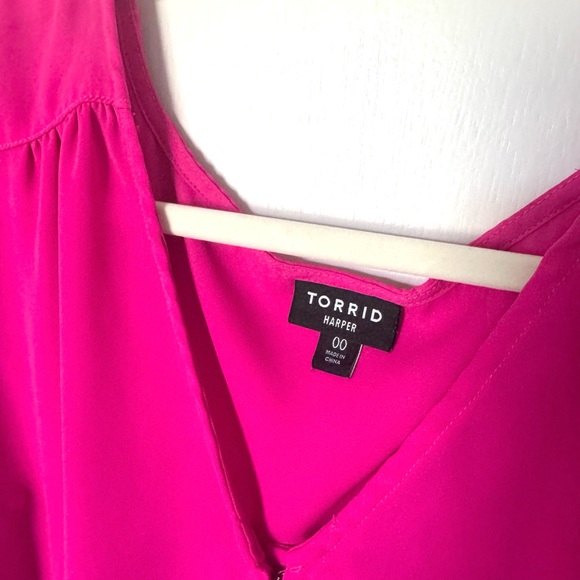 Torrid Women's Pink Blouse - Picture 7 of 8